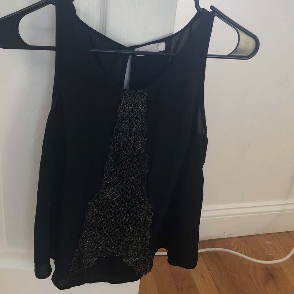 Lush holiday blouse
